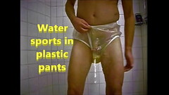 Water sports in plastic pants. Thumb