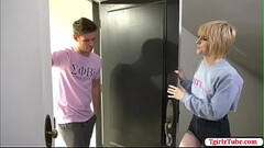 Horny Dude barebacks TGirl Ella butthole Thumb