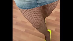 Upskirt Denim , sexy feet, high heels Thumb