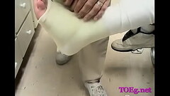 Closeup foot fetish Thumb