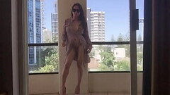 dancing ladyboy in the balcony Thumb