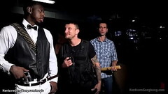 Tall Man and other guys gangbang slut Thumb