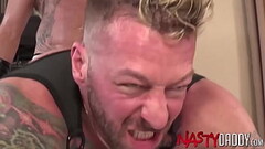 NASTYDADDY Inked Gays Dolf Dietrich And Hugh Hunter Bareback Thumb