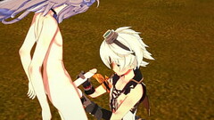 Genshin Impact Yaoi- Bennett Handjob and fucked by Razor - Japanese asian manga anime game porn gay Thumb