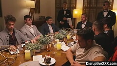 Rich gay guy invites his ex-boyfriends for gangbang Thumb