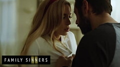 (Aiden Ashley) Has Multiple Orgasms While Riding Her Stepbrother'_s (Tommy Pistol) Cock - Family Sinners Thumb