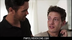 Hot Stepdad Rough Fucks Twink Stepson On Kitchen Counter -  Beau Reed, Edward Terrant Thumb