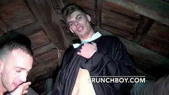 sexy straight boy muscle from bordeaux fucked by the priest at the church Thumb