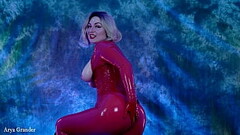 latex JOI POV MILF (Arya Grander) Thumb