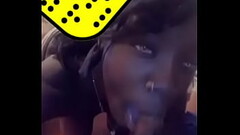 Slutty ebony gives nasty head to bbc Thumb