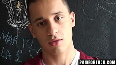 Amateur Latino Gets Paid to Suck Stranger'_s Dick Thumb