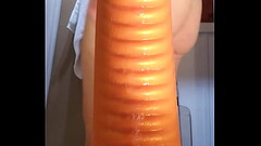 Fucking my new monster toy!! First try! Thumb