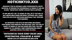 Hotkinkyjo 99cm deep dildo anal penetration, prolapse &amp_ more Thumb
