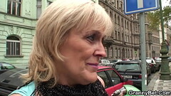 Guy fucking 80 years old prostitute from behind Thumb