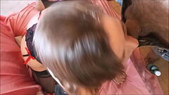 XRed 703 - Fuck, French Dirty talk, POV, Clothed-sex in satin lingerie, heels, doggystyle, and blowjob Thumb