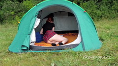 Sweet nudist ginger in the tent Thumb