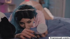 TBabe loves playing with her sextoy Thumb
