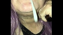 Mature Tranny with Another Oral Creampie Thumb
