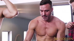 MASQULIN Studs Teddy Torres And Ace Quinn Raw Fuck In Group Thumb