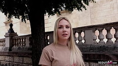 GERMAN SCOUT - FOTO MODEL ANGIE PICKUP AND RAW FUCK AT STREET CASTING JOB Thumb