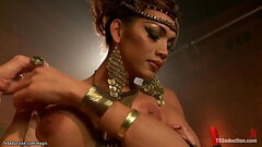 Shemale Goddess fucks ass to slave Thumb