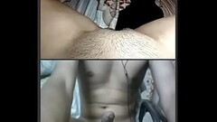 Indian couple fucking... his wife made me Cum Twice on Videocall.... had a hot chat with me after that... Thumb