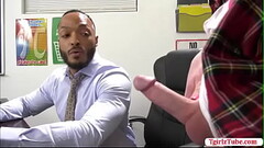 TBabe Shiri gets fuck in doggy her Teacher Thumb