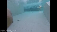 Teen student fingers my pussy in a public pool in front of strangers - MissCreamy Thumb