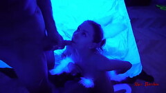 BEAUTIFUL AND HARDCORE SEX UNDER ULTRAVIOLET LIGHT Thumb