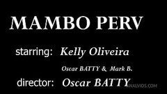 Cute Brazilian teen Kelly Oliveira first interracial DP (balls deep, real orgasm, dirty talk) OB009 Thumb