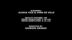 Alexxa Vice Vs Anna de Ville #2, DAP, No Pussy, Gapes, Monster ButtRose, Squirt Drink, Swallow GIO1801 Thumb