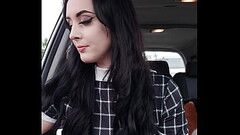 Hot Adams family smokes in car Thumb