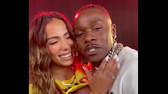 Anitta e DaBaby nos bastidores do clipe  Girl from Rio Remix Thumb