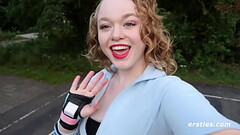 Roller Skating Sarah C Bares It All For Ersties Thumb