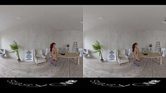 StasyQVR - 180 VR Porn Video - Body Stocking Bombshell with MeganQ Thumb