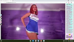 cosplay cheerleader gets horny for you Thumb