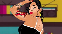 Red Rose Cubana twerks her juicy big ass Thumb