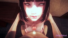 Naruto Hentai 3D - Hinata Titjob, Blowjob &amp_ Fucked by a big Dick Thumb