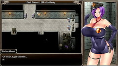Karryn'_s Prison [RPG Hentai game] Ep.1 The new warden help the guard to jerk off on the floor Thumb