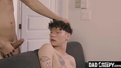 Stepson Rides His Step Father'_s Big Cock Thumb