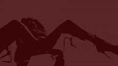 Latex Catsuit, Rubber Gimp, Leather Sex - Medical Chair.RED.11DeadFace Thumb