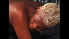 Ebony cheerleader with perky tits and fair hair Litha is ready to to everything to get to the most important match in her life on time Thumb