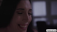 TS Melanie loves sucking Stepbros cock Thumb