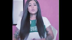 ladyboy trap stroke her big cock Thumb